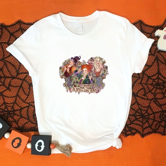 I Put A Spell On You Shirt, Sanderson Sisters Shirt, Hocus Pocus Shirt - Picture 1 of 2